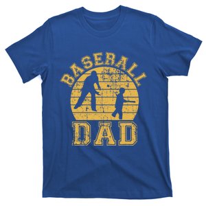 Baseball Dad Father Son Proud Daddy Papa Grandpa Sports Cute Gift T-Shirt