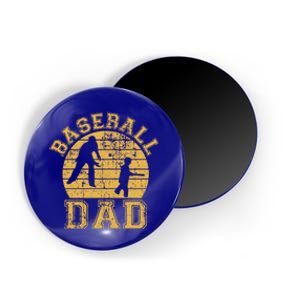 Baseball Dad Father Son Proud Daddy Papa Grandpa Sports Cute Gift Magnet