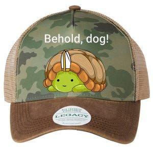 Behold Dog Funny Turtle Wearing A Priest Hat Legacy Tie Dye Trucker Hat