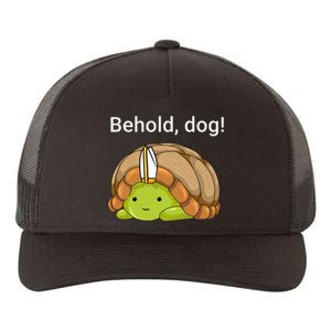 Behold Dog Funny Turtle Wearing A Priest Hat Yupoong Adult 5-Panel Trucker Hat