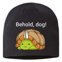 Behold Dog Funny Turtle Wearing A Priest Hat Sustainable Beanie