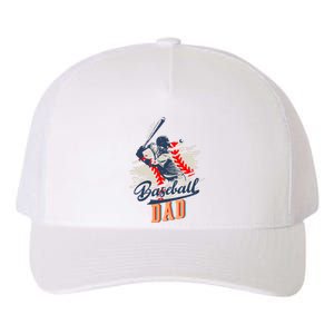 Baseball Dad Fathers Day Yupoong Adult 5-Panel Trucker Hat