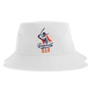 Baseball Dad Fathers Day Sustainable Bucket Hat