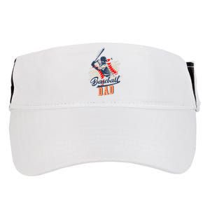 Baseball Dad Fathers Day Adult Drive Performance Visor