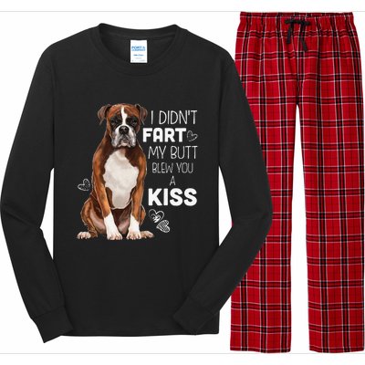 Boxer Dog, Funny Boxer Dog Gifts Long Sleeve Pajama Set