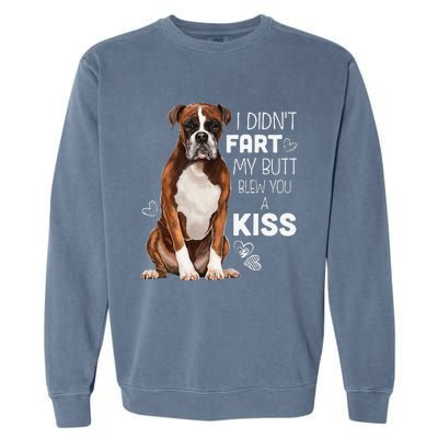 Boxer Dog, Funny Boxer Dog Gifts Garment-Dyed Sweatshirt