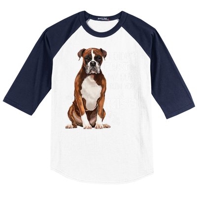 Boxer Dog, Funny Boxer Dog Gifts Baseball Sleeve Shirt