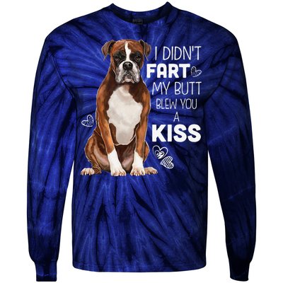 Boxer Dog, Funny Boxer Dog Gifts Tie-Dye Long Sleeve Shirt