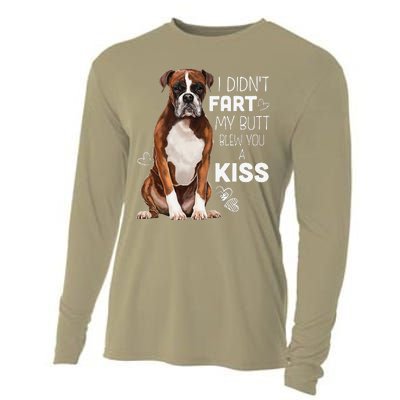 Boxer Dog, Funny Boxer Dog Gifts Cooling Performance Long Sleeve Crew