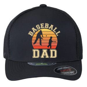 Baseball Dad Father Son Proud Daddy Papa Grandpa Sports Gift Flexfit Unipanel Trucker Cap