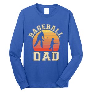 Baseball Dad Father Son Proud Daddy Papa Grandpa Sports Gift Long Sleeve Shirt