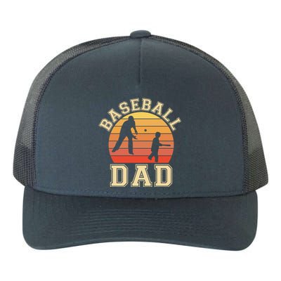 Baseball Dad Father Son Proud Daddy Papa Grandpa Sports Gift Yupoong Adult 5-Panel Trucker Hat