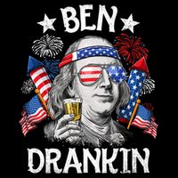 Ben Drankin Funny 4th Of July Shirts Fireworks Patriotic Cooling Performance Crew T-Shirt