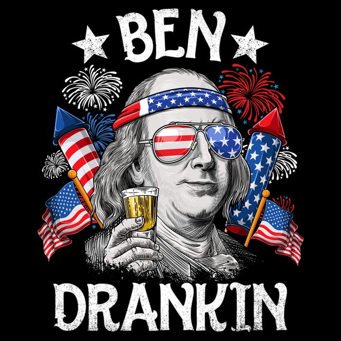 Ben Drankin Funny 4th Of July Shirts Fireworks Patriotic Cooling Performance Crew T-Shirt