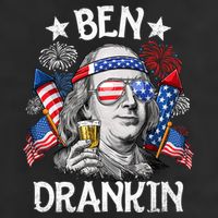 Ben Drankin Funny 4th Of July Shirts Fireworks Patriotic Adult Drive Performance Visor