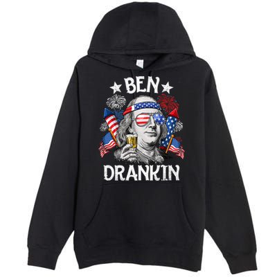 Ben Drankin Funny 4th Of July Shirts Fireworks Patriotic Premium Pullover Hoodie