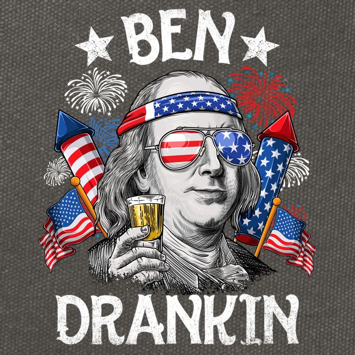 Ben Drankin Funny 4th Of July Shirts Fireworks Patriotic Cotton Canvas Backpack