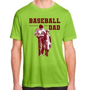 Baseball Design For Baseball Player And Baseball Daddy Dad Gift Adult ChromaSoft Performance T-Shirt