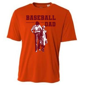 Baseball Design For Baseball Player And Baseball Daddy Dad Gift Cooling Performance Crew T-Shirt