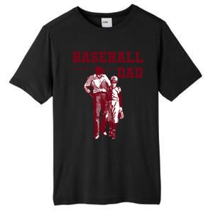 Baseball Design For Baseball Player And Baseball Daddy Dad Gift Tall Fusion ChromaSoft Performance T-Shirt