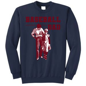 Baseball Design For Baseball Player And Baseball Daddy Dad Gift Sweatshirt