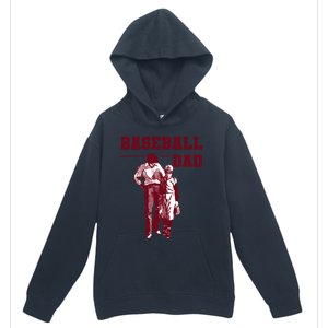 Baseball Design For Baseball Player And Baseball Daddy Dad Gift Urban Pullover Hoodie