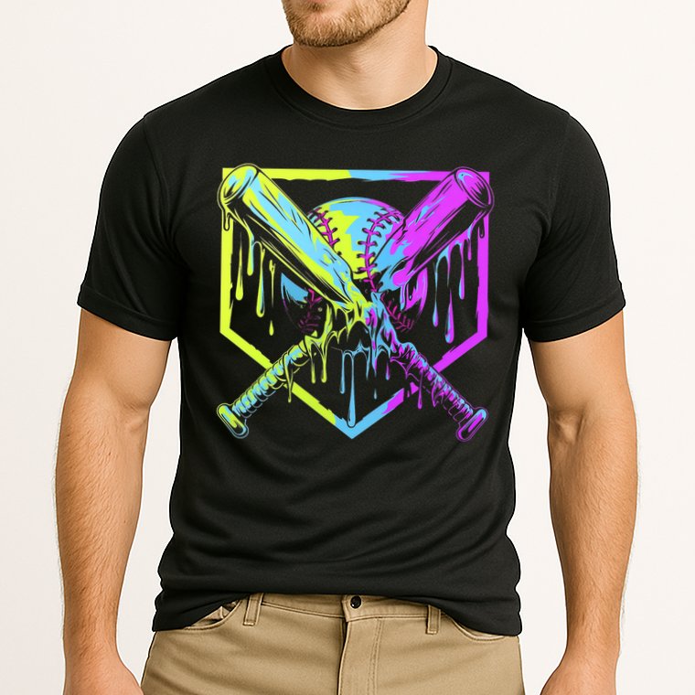 Baseball Drip For Bo.y.s Ice Cream Drip Yout.h Boy.s Baseball Cooling Performance Crew T-Shirt