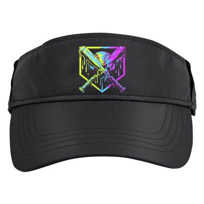 Baseball Drip For Bo.y.s Ice Cream Drip Yout.h Boy.s Baseball Adult Drive Performance Visor