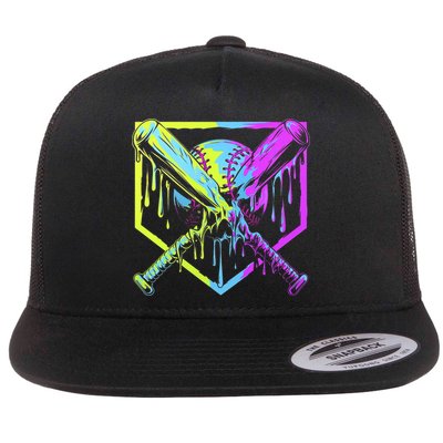 Baseball Drip For Bo.y.s Ice Cream Drip Yout.h Boy.s Baseball Flatbill Hat