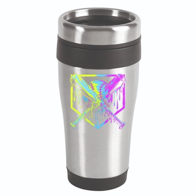 Baseball Drip For Bo.y.s Ice Cream Drip Yout.h Boy.s Baseball 16oz Travel Tumbler