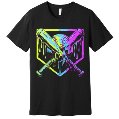 Baseball Drip For Bo.y.s Ice Cream Drip Yout.h Boy.s Baseball Premium T-Shirt