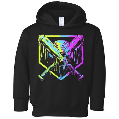 Baseball Drip For Bo.y.s Ice Cream Drip Yout.h Boy.s Baseball Toddler Hoodie