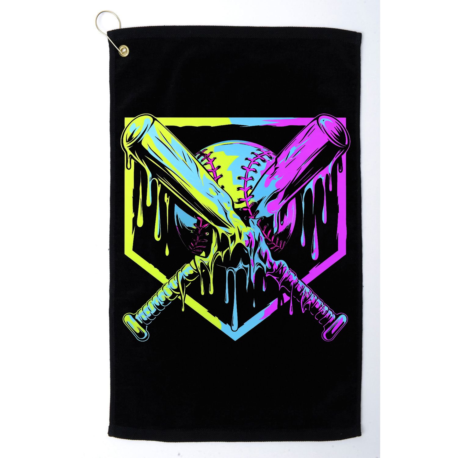 Baseball Drip For Bo.y.s Ice Cream Drip Yout.h Boy.s Baseball Golf Towel