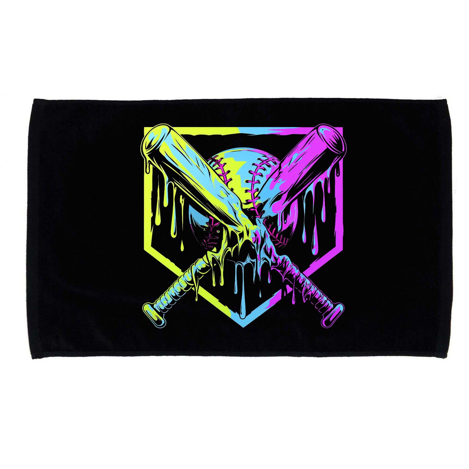 Baseball Drip For Bo.y.s Ice Cream Drip Yout.h Boy.s Baseball Microfiber Hand Towel