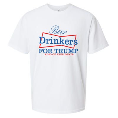 Beer Drinkers For Trump King Of Presidents Sueded Cloud Jersey T-Shirt