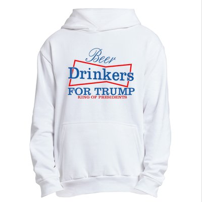 Beer Drinkers For Trump King Of Presidents Urban Pullover Hoodie