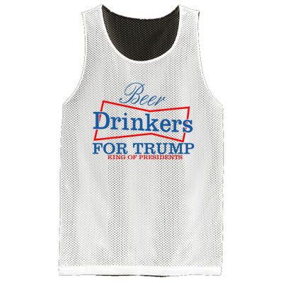 Beer Drinkers For Trump King Of Presidents Mesh Reversible Basketball Jersey Tank