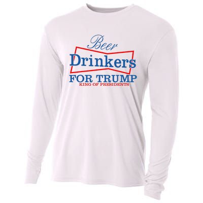 Beer Drinkers For Trump King Of Presidents Cooling Performance Long Sleeve Crew