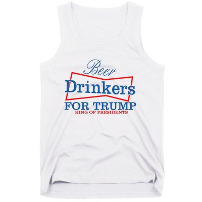 Beer Drinkers For Trump King Of Presidents Tank Top