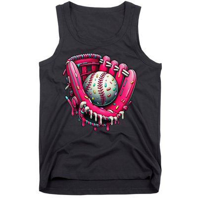 Baseball Drip For Ice Cream Drip Baseball Tank Top
