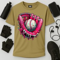 Baseball Drip For Ice Cream Drip Baseball Cooling Performance Crew T-Shirt