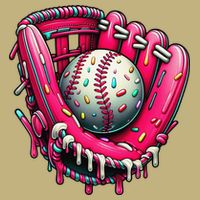 Baseball Drip For Ice Cream Drip Baseball Cooling Performance Crew T-Shirt