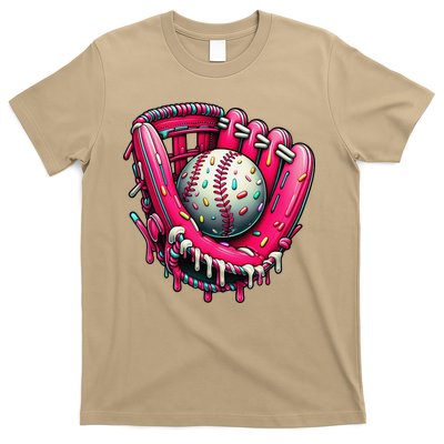 Baseball Drip For Ice Cream Drip Baseball T-Shirt