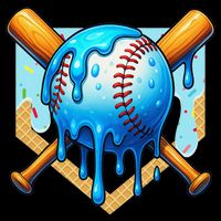 Baseball Drip For Ice Cream Drip Baseball Impact Tech Backpack
