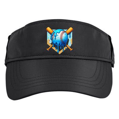 Baseball Drip For Ice Cream Drip Baseball Adult Drive Performance Visor
