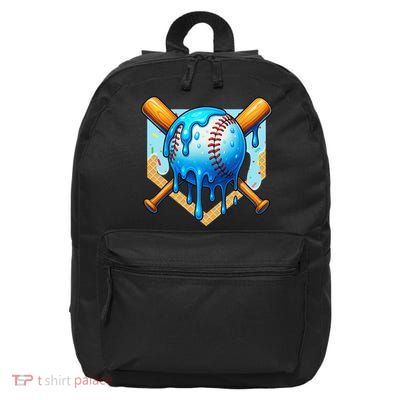 Baseball Drip For Ice Cream Drip Baseball 16 in Basic Backpack