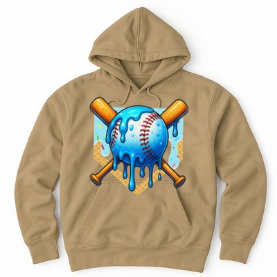 Baseball Drip For Ice Cream Drip Baseball Hoodie