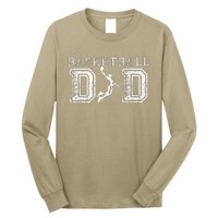 Basketball Dad Fathers Day Gift For Daddy Papa Father Long Sleeve Shirt