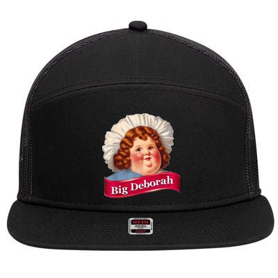 Big Deborah Features The Notsolittle Deborah 7 Panel Mesh Trucker Snapback Hat