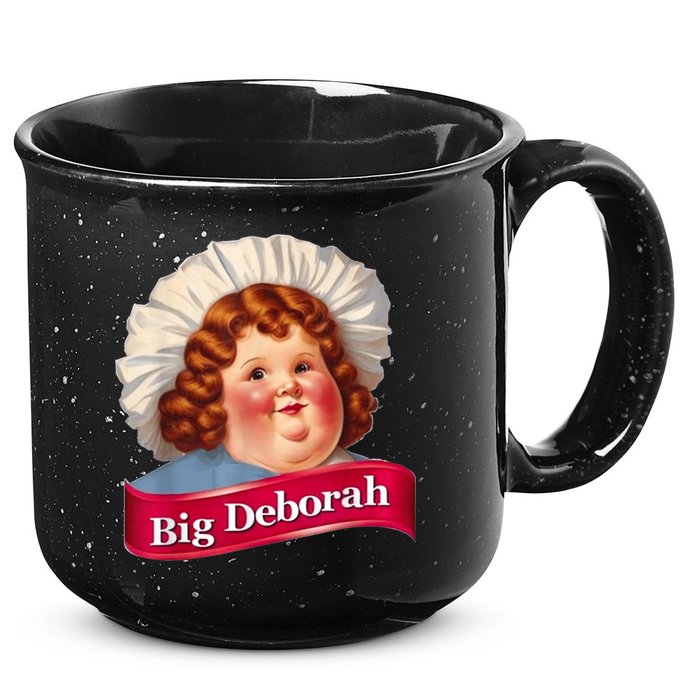 Big Deborah Features The Notsolittle Deborah 15oz Campfire Ceramic Mug